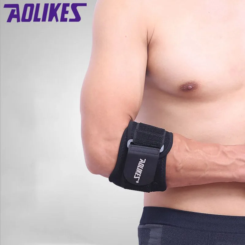 1PCS Adjustable Tennis Elbow Support Pad Fitness Basketball Armband