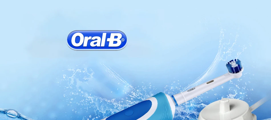 OralB зубная щетка перезаряжаемая зубная щетка Oralb держатель для зубной щетки сменные головки звуковое вращение для взрослых Smart Time D12 D12013