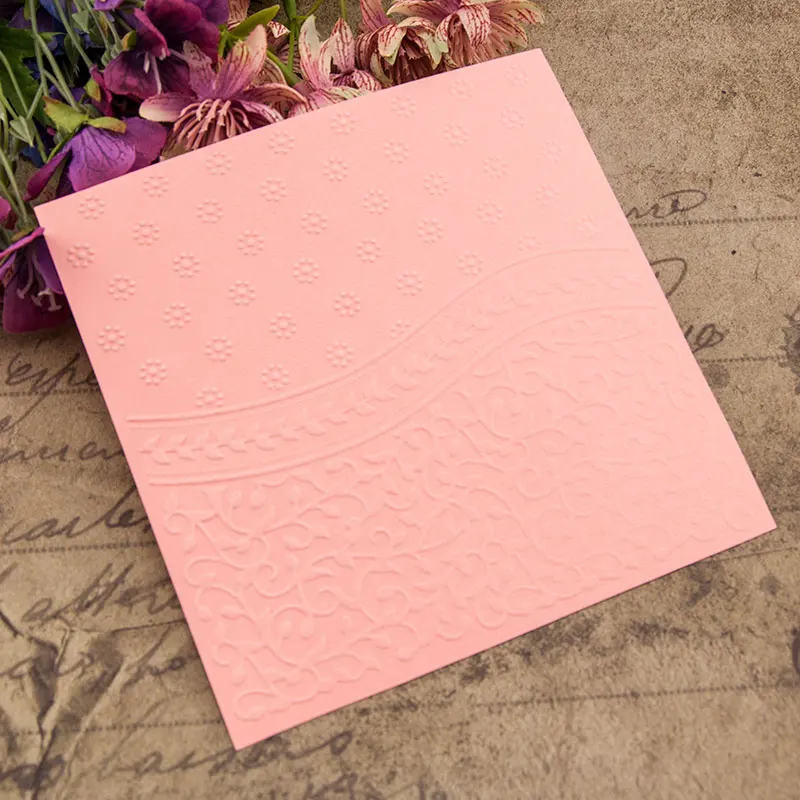  Square Vines Plastic Embossing Folder Set For Scrapbooking Paper Card Photo Album DIY Greeting Card - 32948748517