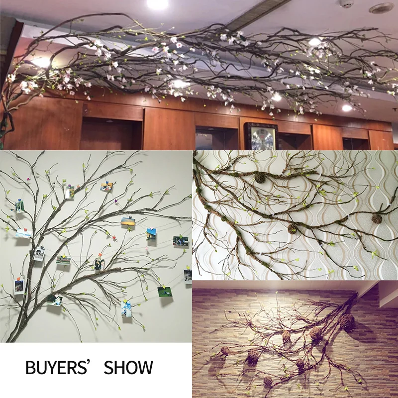 Rattan Wreath Plastic Branch Real Touch Fake Tree Branches Branch Real Touch Fake Tree Branches