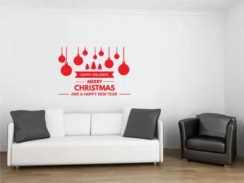 

Christmas Ornaments Decal Merry Christmas Decal Christmas Wall Stickers and Decals