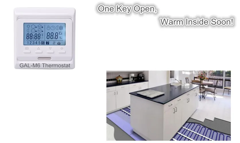 2.0m2 120 V/220 V Elektrische Verwarming Vloer Kabel Mat Voor ... 2.0m2 120 V/220 V Elektrische Verwarming Vloer Kabel Mat Voor ...