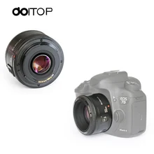 DOITOP для Canon YN 50 мм F1.8 YN EF 50 мм f/1,8 AF/MF линзы большой апертурой автофокус для Canon EOS DSLR камер C4