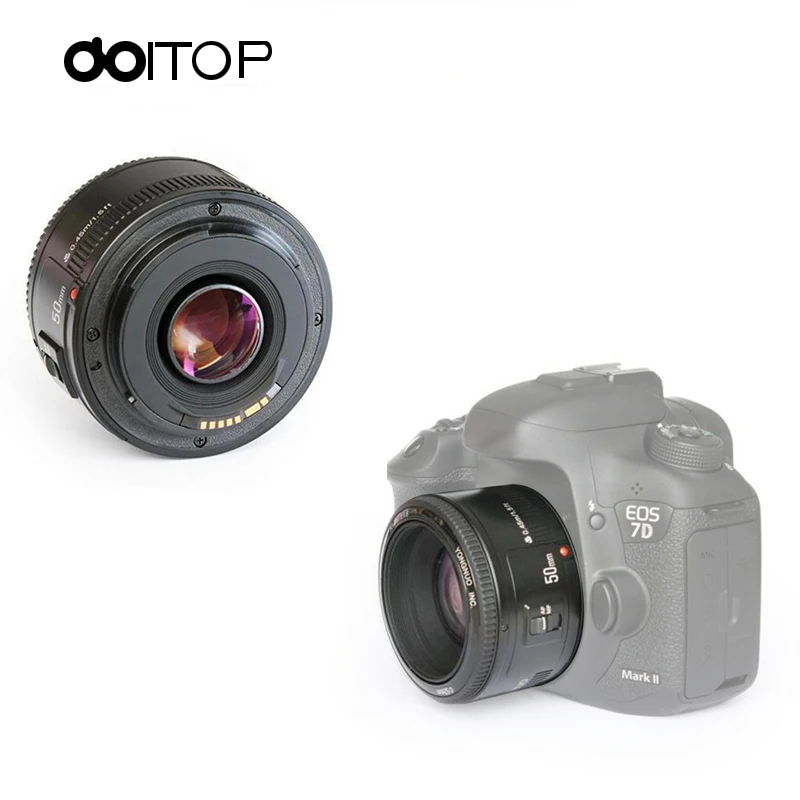 

DOITOP for Canon YN 50mm F1.8 YN EF 50mm f/1.8 AF/MF Lens Large Aperture Auto Focus for Canon EOS DSLR Cameras C4