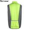 WEST BIKING Reflective Vest Quick-dry Warning Safety Cycling Vest Short Sleeveless For Running Fishing Hiking Outdoor Sport Vest 3