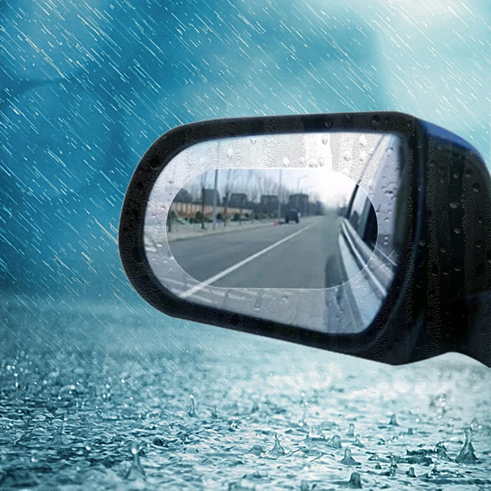 Автомобильное зеркало заднего вида, противотуманная мембрана, водонепроницаемая, непромокаемая, авто зеркало, окно, защитная пленка, внешние аксессуары, наклейки для автомобиля
