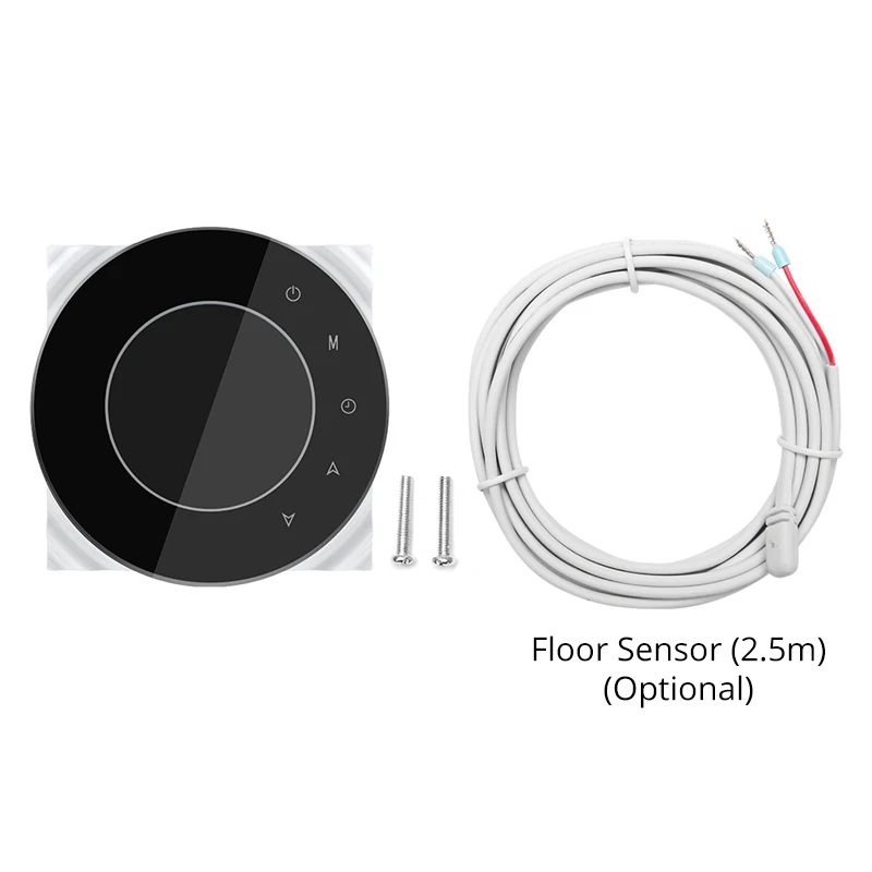 BHT-6000-GALWB Подогрев водяного пола lcd сенсорный экран Wifi термостат с пультом дистанционного управления работает с Alexa Google Home