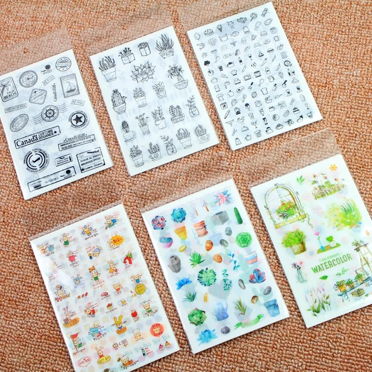 1PCS Mini Cute Kawaii Cartoon Plant Notepad Sticky Notes Notebook Stationery Stickers Child School Supplies|Блокноты| |