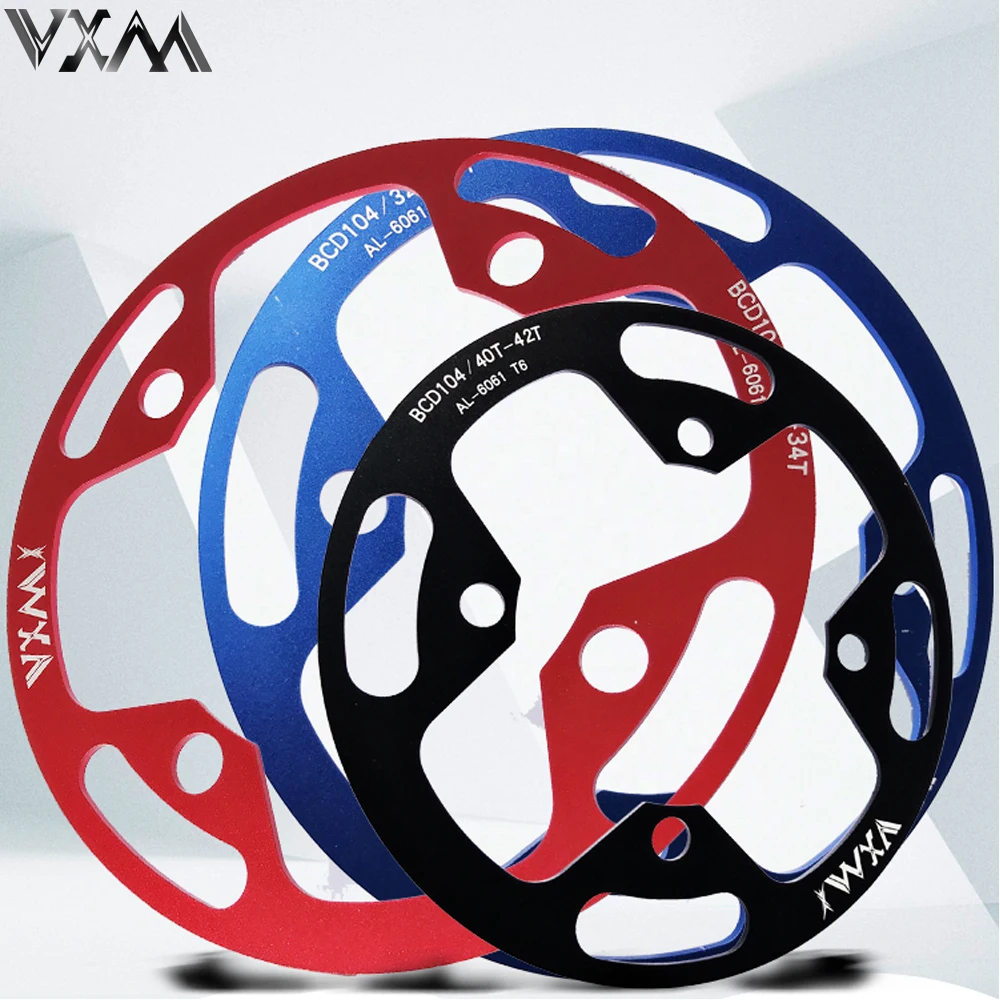 VXM 32-42T MTB bike sprocket wheel protection plate bicycle wheel gear protection cover bike alloy sprocket cover bicycle Parts