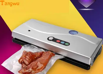 

Free shipping Automatic tea packaging machine small commercial vacuum sealing household food Vacuum Food Sealers