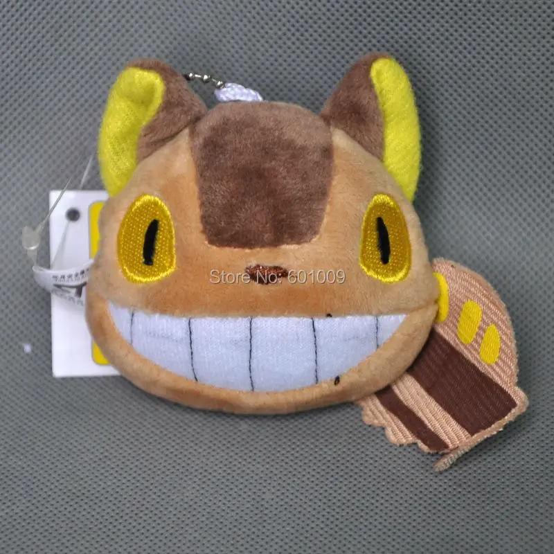 NEW TOTORO Cat Bus Car Stuffed TOY Plush Phone Strap Pendant Key Chain 3&quot PCXB | Игрушки и хобби