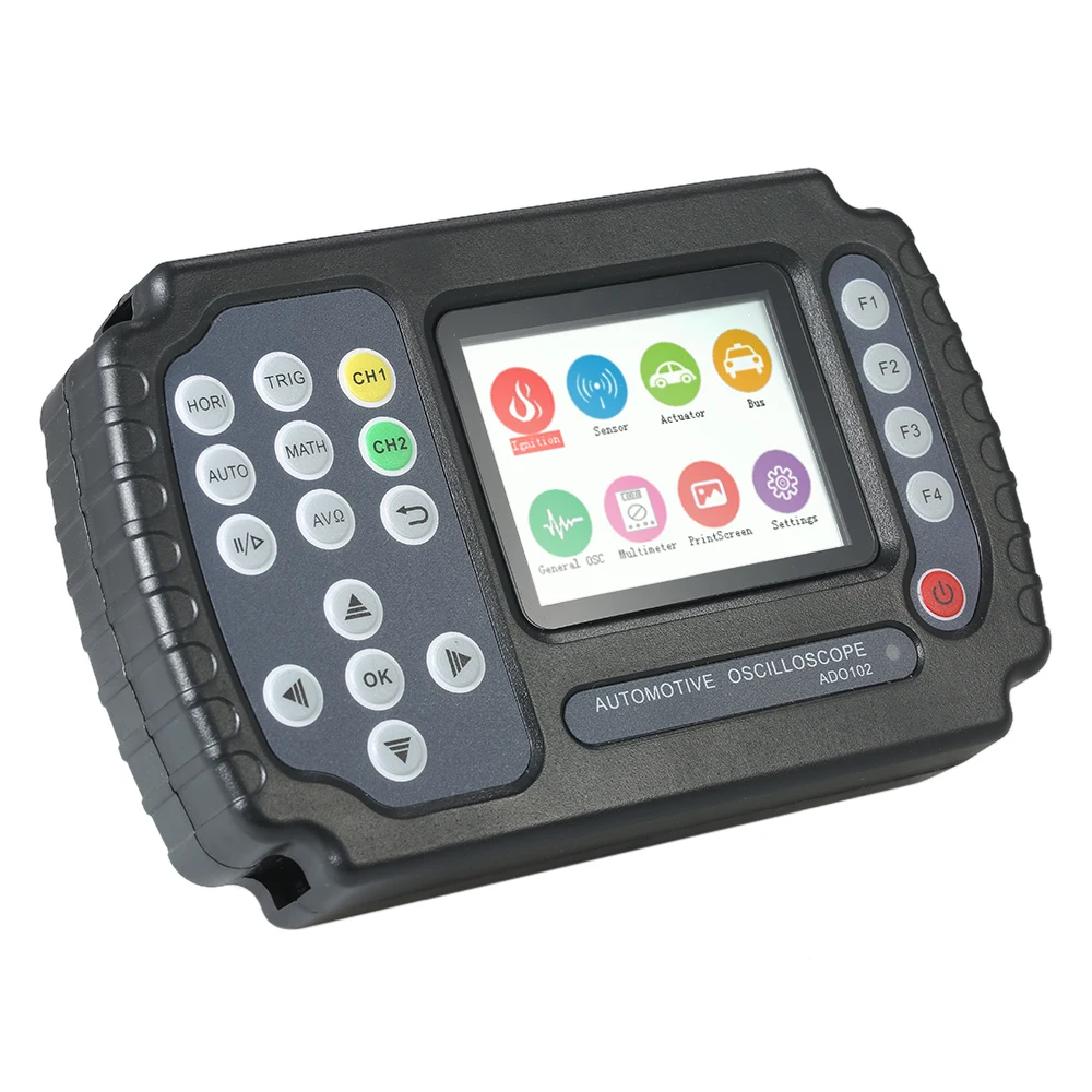 

ADO102 Handheld Oscilloscope 100 MSa/s Digital Multimeter Oscilloscope Dual-Channels Car Repair Automotive Oscilloscope