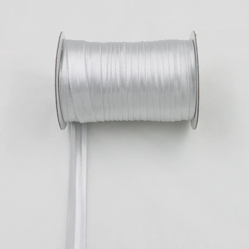 Polyester Ribbon 5/8"(15mm) Satin Bias Tape for DIY Garment Sewing