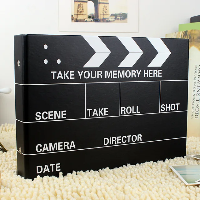 2016 creativo hecho a mano DIY papel duro álbum de fotos de boda