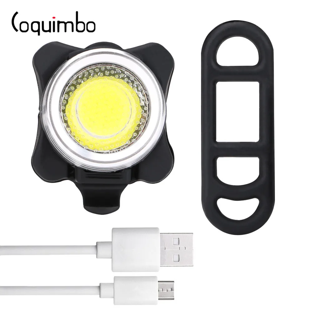 

Coquimbo Waterproof USB Rechargeable Night Light For Bicycle Rear White+Red Lighting 3 Modes Flashing Bike Tail Lights