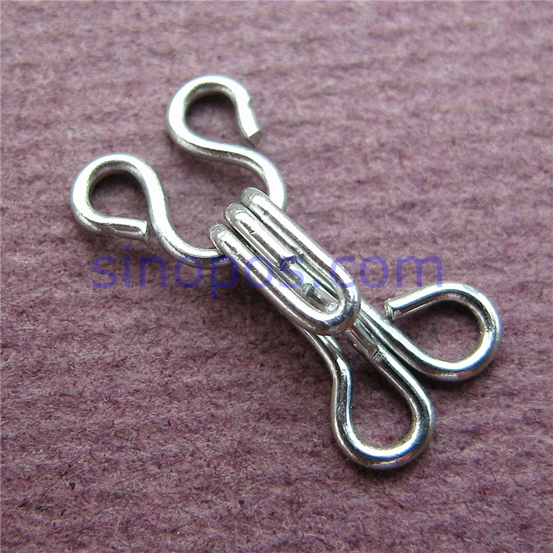 Steel Hook & Eye small 0 1 2 3, DIY bra underwear lingerie bridal