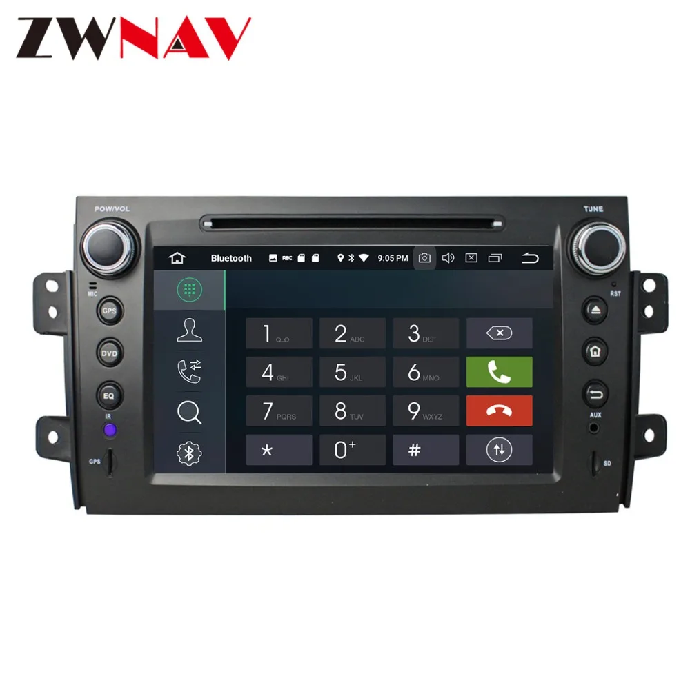 Sale Android 8 4+32G Car DVD Player GPS navigation For Suzuki SX4 2006-2012 head unit multimedia player tape recorder 5