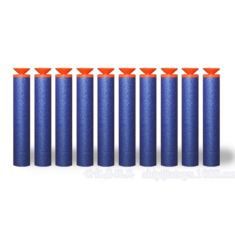 Hole Head 7.2cm  Gun Bullets Soft 100 Pcs Nerf Bullets Soft Guns Dart Universal Standard Soft Air Guns Bullets for Nerf Toy Gun