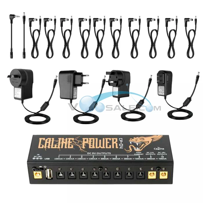 Блок питания для педалей Caline с входным usb портом 18 в 1 а зарядки Iphone Ipad мобильный