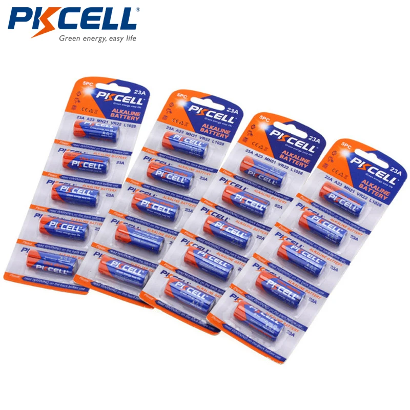 4 упаковки/20 шт. щелочные батарейки 12 в 23 а В MN21 A23 В|battery junction free shipping|battery portable power