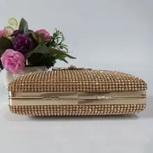 FGGS Ослепительные стразы инкрустированные вечерняя сумочка клатч Кошелек вечерние для выпускного вечера