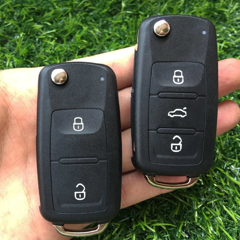 3 кнопки Автомобильный Брелок дистанционного управления с ключом для VOLKSWAGEN Polo Golf Tiguan MK6 для VW skoda Jetta MK6 Passat Bora 5K0837202AD флип-ключ