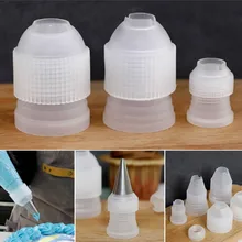 Самая практичная выпечки инструменты 2 шт./компл. маленький муфта адаптер глазури трубопроводов сопла наконечник сумка торта печенье Декор