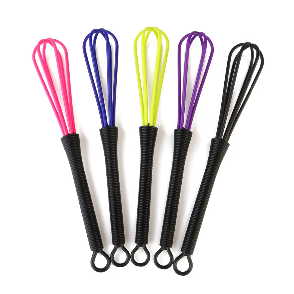 Download 5pcs Mini Size Plastic Salon Hairdresser Dye Balloon Whisk Useful New Handle Whisk Egg Beater ...
