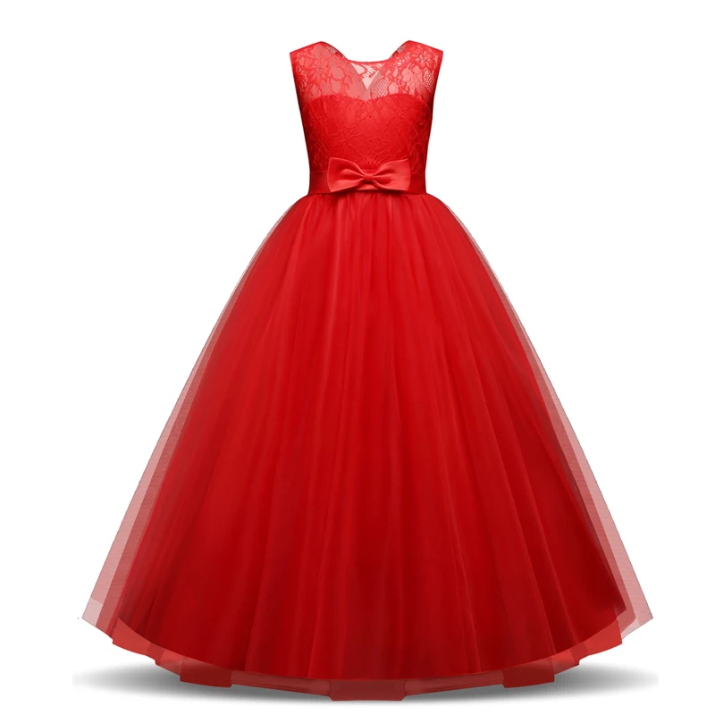 

Red New Year Christmas Dress For Girl Fancy Party Wear Kids Clothes Children Clothing Girls 8 10 12 14 Years Tutu Dress Vestidos