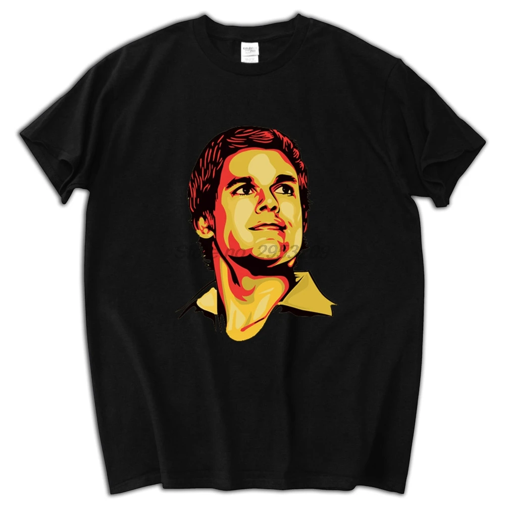 

Dexter Dexter Morgan T-shirt Men Cartoon Dexter Character Printed Shirts For Men Short Sleeve O-neck Casual Dexter Men Tops Tees