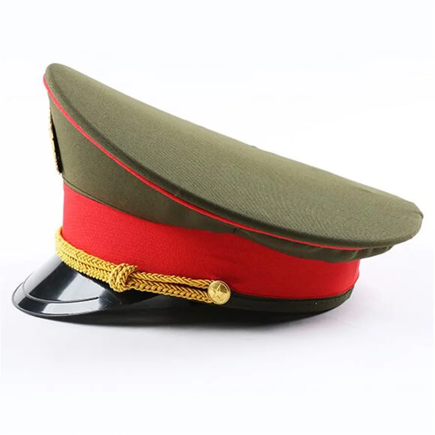  British Fashion red Performance Cap green Military Hat spring army Hats white Captain Caps for Adul