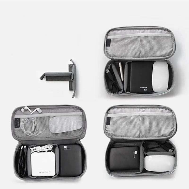 

Electronics Accessories Data Cables Storage Bag Travel Fashion Pouch Zipper Cover Bags Mouse Earphone Digital Tools Pouch