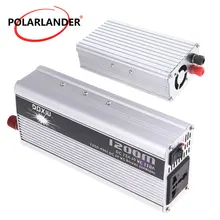 DC 12 V к AC 110 V модифицированная Синусоидальная волна 1500 W Автомобильный авто работающий от батареи Инвертер адаптер USB зарядное устройство конвертер