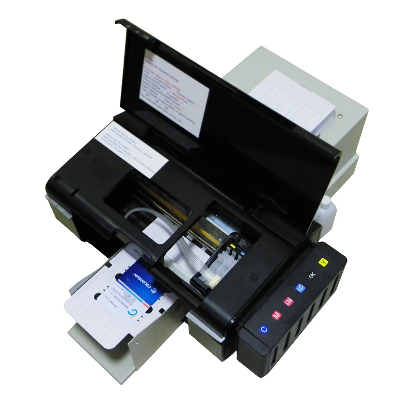 Автоматический принтер для CD для Epson L800 ПВХ карты Принтеры с 51 шт. CD/ПВХ лоток DVD диск печатная машина