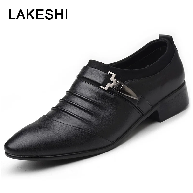 Luxury Brand Leather Mens Formal Shoes Dress Fashion Oxford Business Design Wedding Shoe Man For Male huismerk kopen in de aanbieding Luxury Brand Leather Mens Formal Shoes Dress Fashion Oxford Business Design Wedding Shoe Man For Male huismerk kopen in de aanbieding