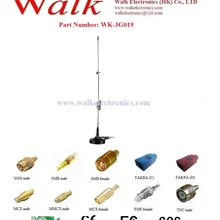 SMA Мужской RG174 кабель с высоким коэффициентом усиления Открытый GSM 3g автомобильная антенна, магнитное крепление штыревая антенна