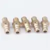 LOT 5 Hose Barb I/D 5mm x M5 Metric Male Thread Brass coupler Splicer Connector fitting for Fuel Gas Water ► Photo 3/5