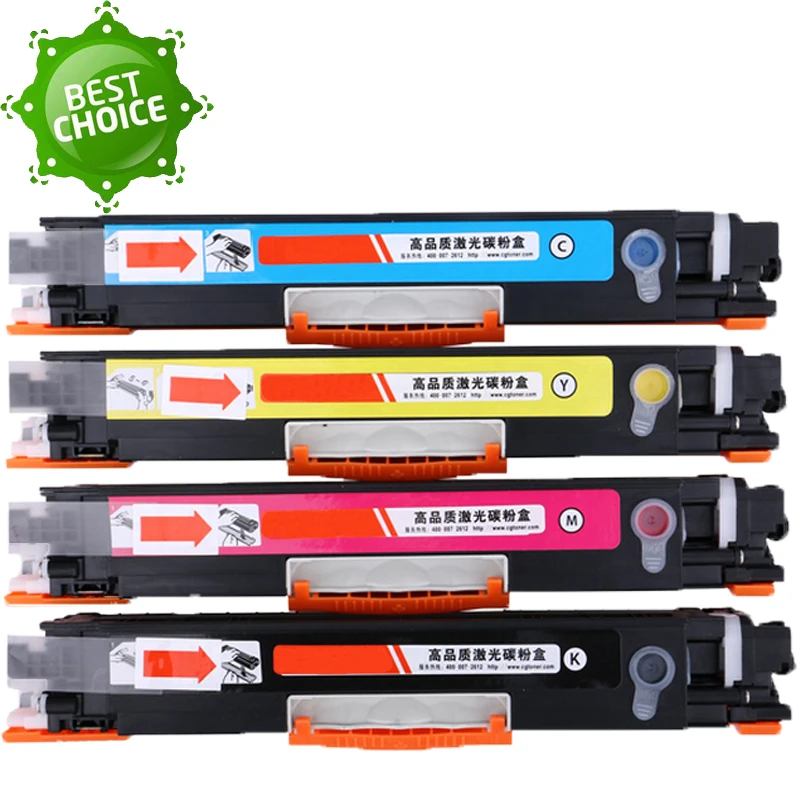 

Free shipping Color Toner Cartridge For HP LaserJet Pro CP1025 M275 100 Color MFP M175a M175nw Printer CE310A -313A 126A 126