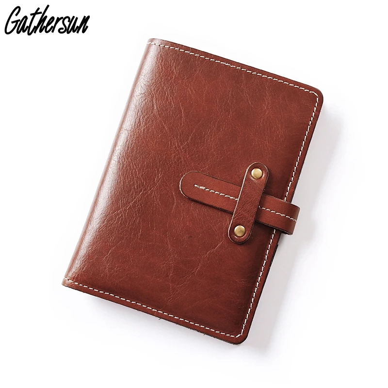 Gathersun Travel Wallet Leather Passport Holder Business Men Multi Function Brown Italian ...