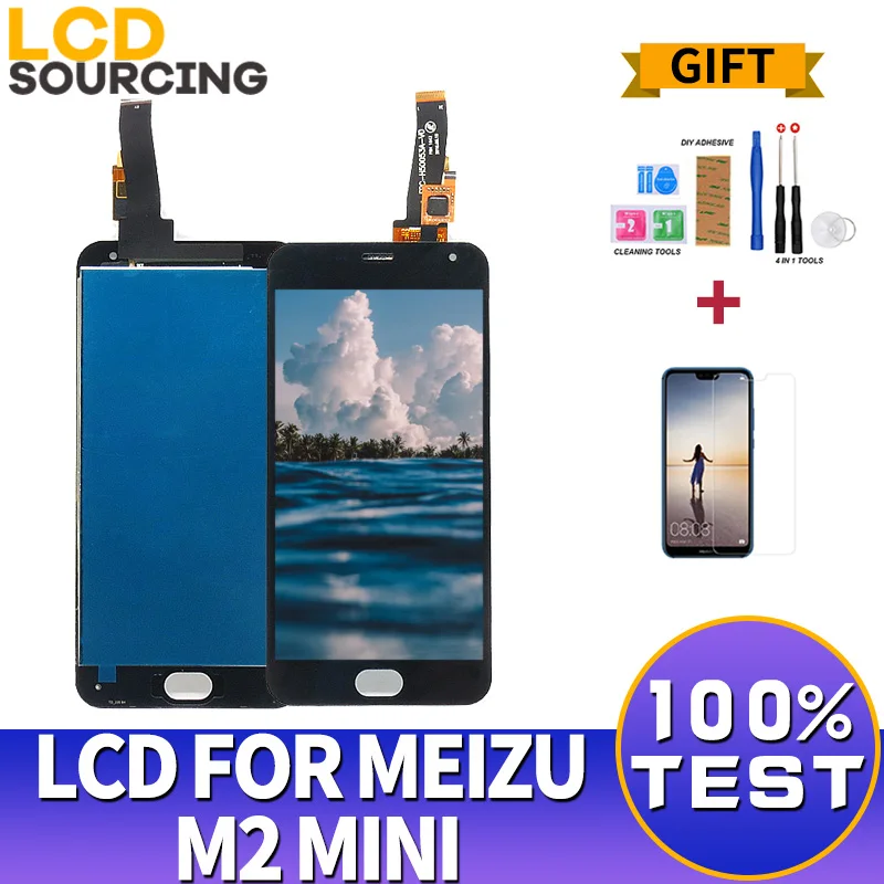 

5.0 inch For Meizu M2 Mini LCD Display Touch Screen For MEIZU M2 MINI Display Digitizer Assembly For M578M M578U M578H Replace