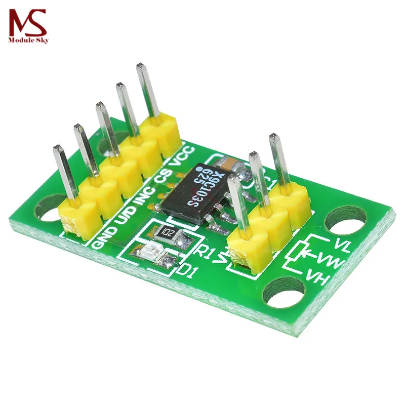 X9C103S Digital Potentiometer Board Module DC3V 5Vin Replacement Parts