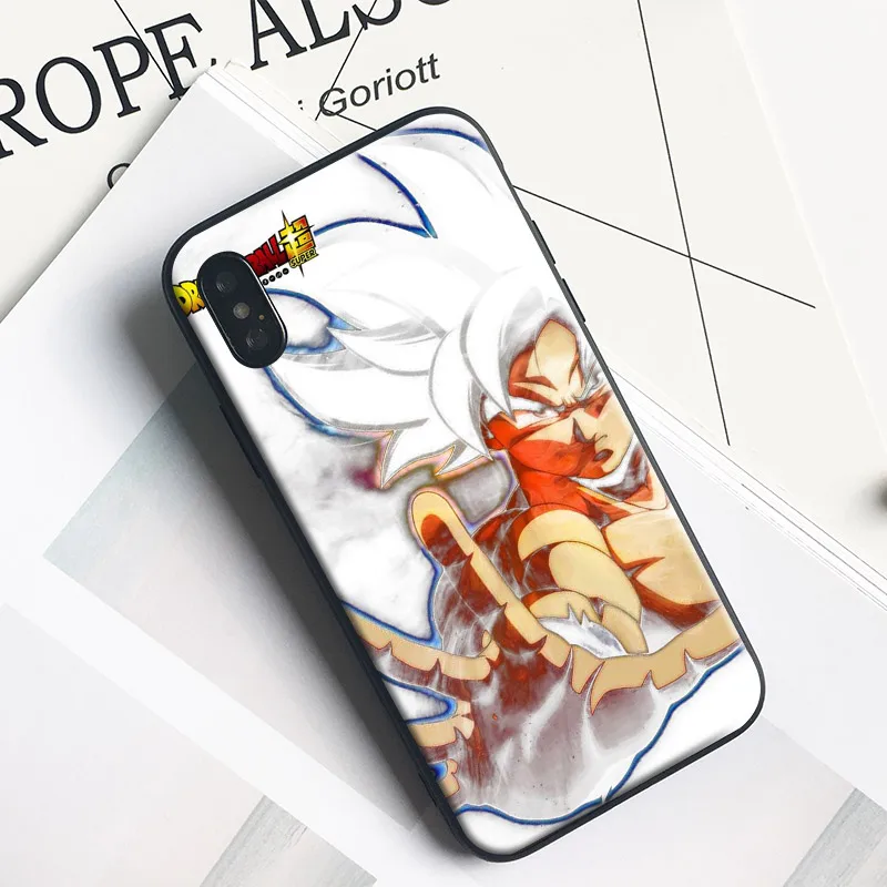 

Goku Dragon ball Super Mastered Ultra Instinct Tpu Soft Silicone Phone Case Shell For Apple IPhone 5 5s SE 6 6s 7 8 Plus X 10