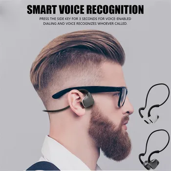 

Bluetooth 5.0 Headphones Bone Conduction Headset Wireless Sport Earphone With Mic Handsfree for iPhone Samsung Xiaomi