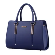 Solid female package 2016 fashion atmosphere Women Totes bag Famous brand in Europe and America style shoulder bag messenger bag