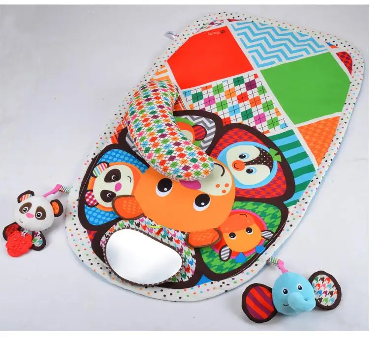 Sozzy в раннем детстве игровые коврики с пандами Водонепроницаемый пусковая площадка мочи коврик Sozzy успокаивать младенцев игровые коврики