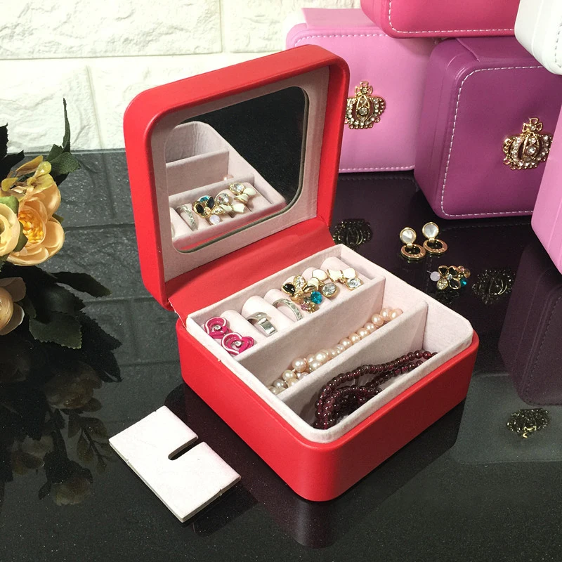 Jewellery Box Jewelry Display Storage Jewelry Organizer Packaging Ring Box sieraden doos Earring Holder rangement boite bijoux