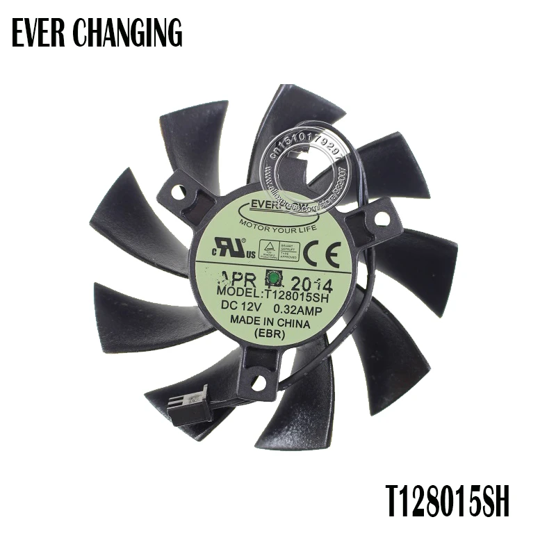 Tsh 75mm 2p 2pin Dc 12v 0 32amp Cooling Fan For Evga Gtx 650 650ti Gts 450 Graphics Card Cooler Fans Fans Cooling Aliexpress