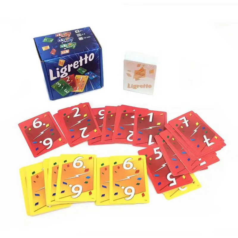 Досуг английские карточки настольная игра лигре игры для взрослых вечерние детские развивающие игрушки карточная игра