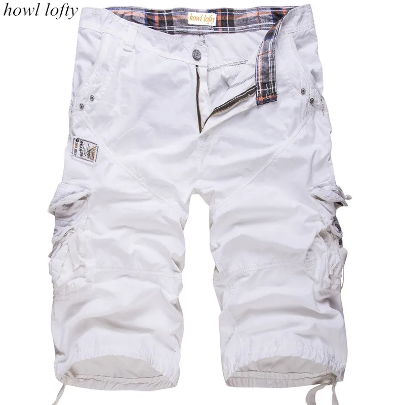 

HOWL LOFTY 2017 New Male Board Shorts Summer Men's Camouflage Army Cargo Shorts Workout Shorts Homme Casual Bermuda Trousers