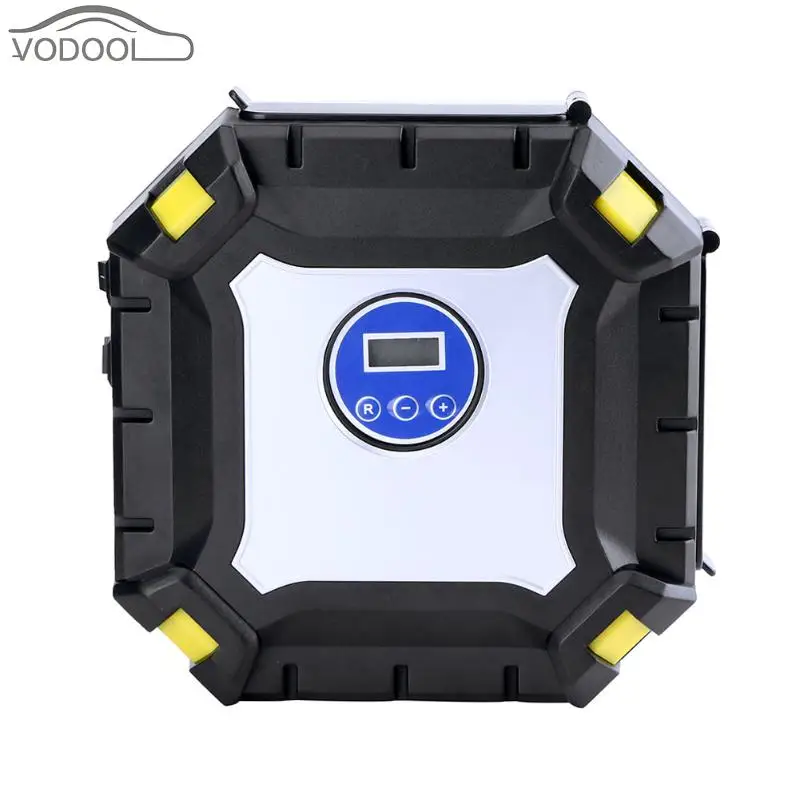 

Portable DC 12V Car Tire Inflator Digital Electric Automobiles Wheel Tyre Air Compressor Pump with Cigarette Lighter Socket Plug